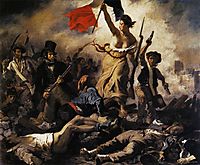 Liberty Leading the People, 28th July 1830, 1830, delacroix