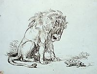 Lion and Tortoise, 1835, delacroix