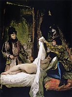 Louis d-Orleans Showing his Mistress, 1825-1826, delacroix