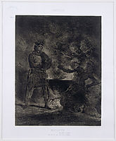Macbeth and the Witches, 1825, delacroix