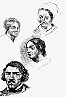 Page of a sketchbook, 18, delacroix