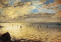 The Sea from the Heights of Dieppe, 1852, delacroix