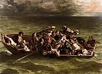 The Shipwreck of Don Juan, 1840, delacroix