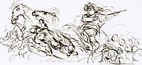 Study for the War coffer, 1833-1837, delacroix