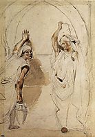 Two Women at the Well, 1832, delacroix