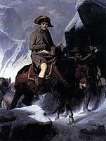 Bonaparte Crossing the Alps, 1848, delaroche