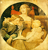 A Family Scene, 1844-1847, delaroche