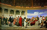 Hemicycle of the Ecole des Beaux-Arts, 1814, delaroche