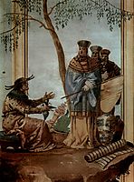 Chinese prince in fortune tellers, 1757, domenicotiepolo