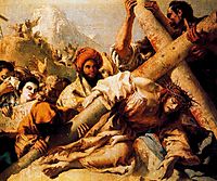 Christ-s Fall on the way to Calvary, 1772, domenicotiepolo
