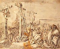 Lamentation at the Foot of the Cross, 1760, domenicotiepolo