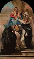 Madonna and Child with Three Saints, c.1762, domenicotiepolo