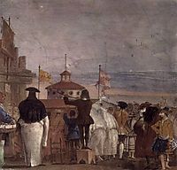 The New World, from the -Foresteria- (Guesthouse), 1757, domenicotiepolo