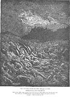 The Ammonite and Moabite Armies Are Destroyed, dore
