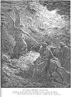 An Angel Appears to Balaam, dore