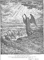 An Angel Appears to the Israelites, dore
