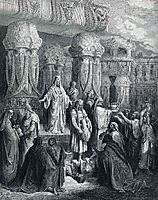 Cyrus Restores the Vessels of the Temple, dore
