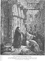 The Egyptians Ask Moses to Depart, dore