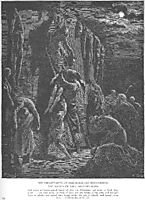 Jabesh-Gileadites Recover the Bodies of Saul and His Sons, dore