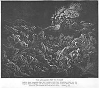 The Midianites Are Routed, dore