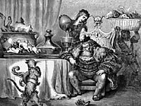 The Ogre Received Him As Civilly As An Ogre Can, dore