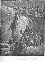The Prophets of Baal Are Slaughtered, dore