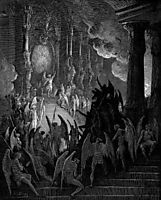 Satan in Council, c.1868, dore