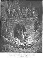 Shadrach, Meshach and Abednego in the Furnace, dore
