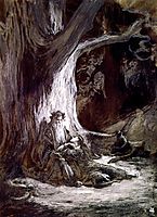 Vivien and Merlin, dore