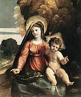 Madonna and Child, 1525, dossi