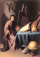 Artist in His Studio, 1632, dou