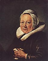 Portrait of an Old Woman, 1645, dou