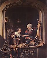 A Poulterer-s Shop, c.1670, dou