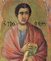 The Apostle Thomas, 1311, duccio