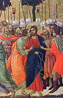 Arrest of Christ (Fragment), 1311, duccio