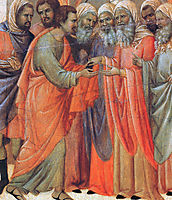 The Betrayal of Judas (Fragment) , 1311, duccio