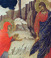 Christ Appearing to Mary Magdalene (Fragment) , 1311, duccio