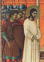Christ before Pilate (Fragment) , 1311, duccio