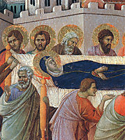 The death of Mary (Fragment) , 1311, duccio