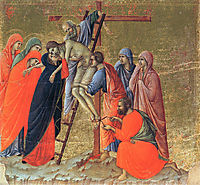 Descent from the Cross, 1311, duccio