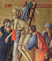 Descent from the Cross (Fragment) , 1311, duccio
