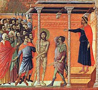 Flagellation of Christ, 1311, duccio