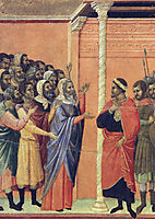 The high priests before Pilate, 1311, duccio