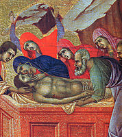 Lamentation of Christ (Fragment) , 1311, duccio