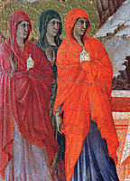 The Three Marys at the Tomb (Fragment) , 1311, duccio