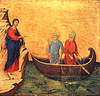 The Calling of the Apostles Peter and Andrew, 1311, duccio