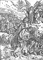 The Angel with the Key to the Bottomless Pit, 1498, durer
