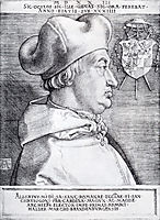 Cardinal Albrecht Of Brandenburg, 1523, durer