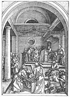 Christ among the Doctors in the Temple, 1503, durer