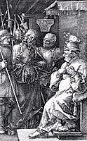Christ Before Caiaphas, Engraved Passion, 1512, durer